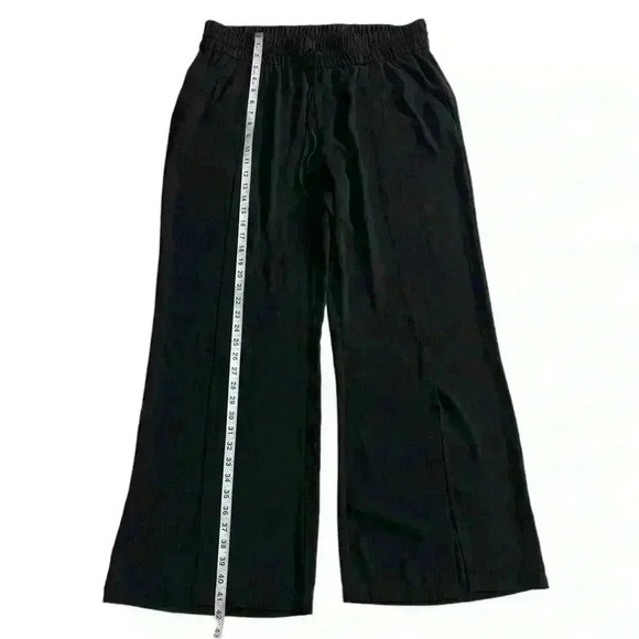 Andeawy Black Tie in Front Casual Pants Size XXL Open in Front - Picture 3 of 9